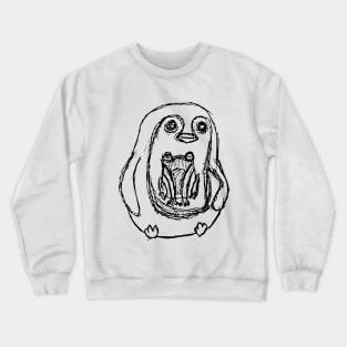 Penguin and frog Crewneck Sweatshirt